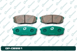 Колодки тормозные G-BRAKE GP-02281 дисковые задние