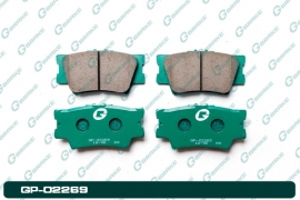 Колодки тормозные G-BRAKE GP-02269 дисковые задние