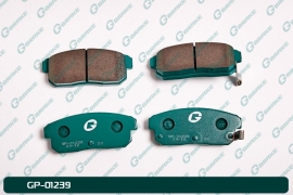 Колодки тормозные G-BRAKE GP-01239 дисковые задние