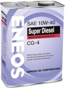 Масло моторное ENEOS Super Diesel CG-4 10w40 4л полусинтетика