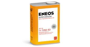 Масло моторное ENEOS Super Gasoline Semi-Synthetic 10W40 1л