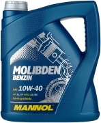 Масло моторное MANNOL Molibden Benzin 10w40 4л SL/CF полусинтетика