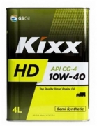 Масло моторное KIXX HD CG-4 10W40 Dynamic 4л